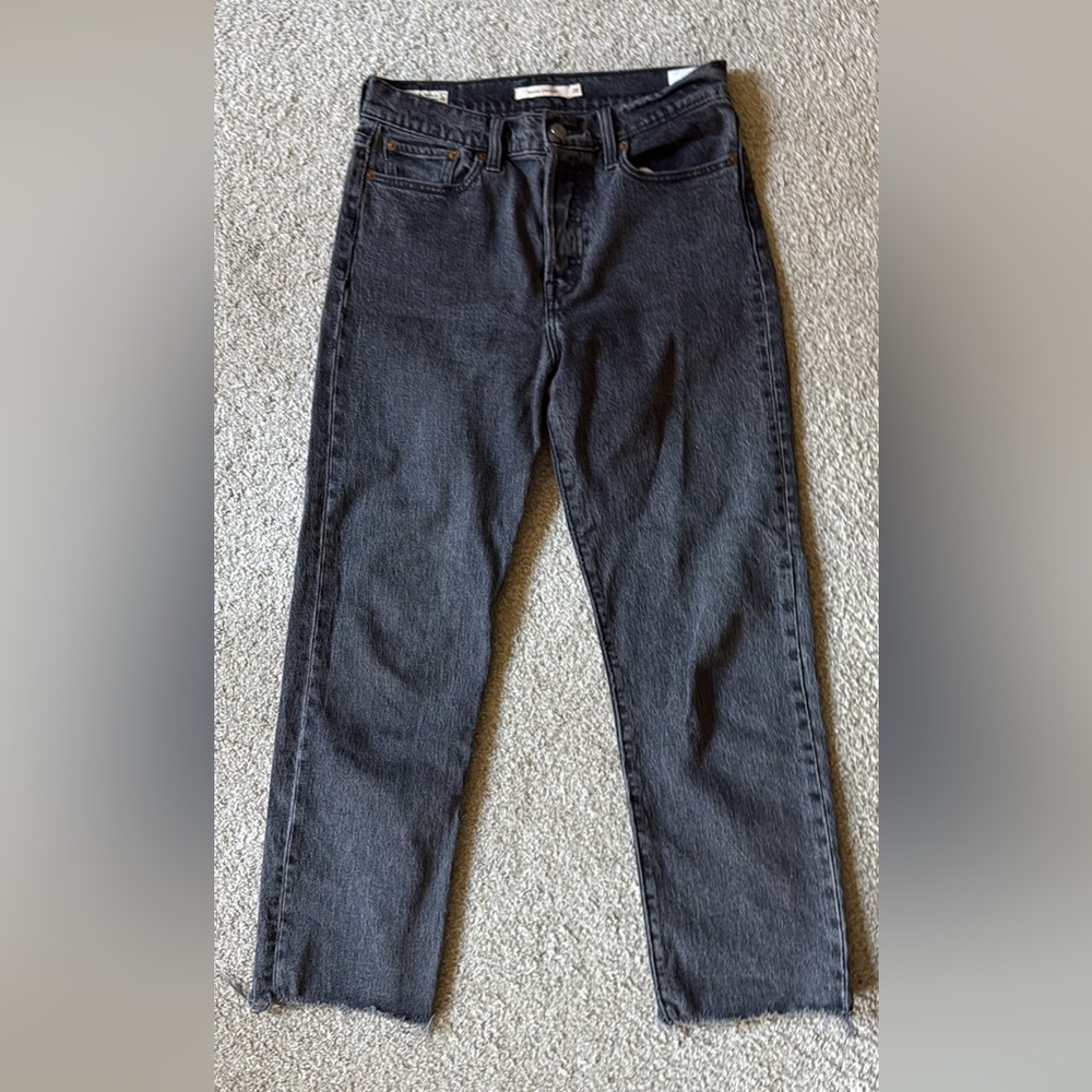 Levi's Women's Black Straight Leg Jeans